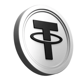 Ícono de Tether USDT en el área de confianza dentro de la comunidad de trading